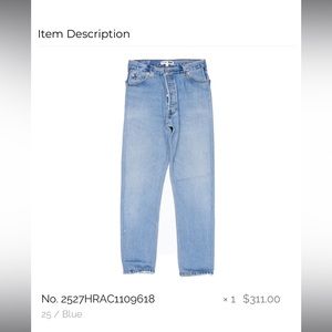 RE/DONE vintage Levi’s size 25